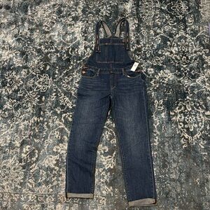 NWT dark denim Old Navy Girls overalls